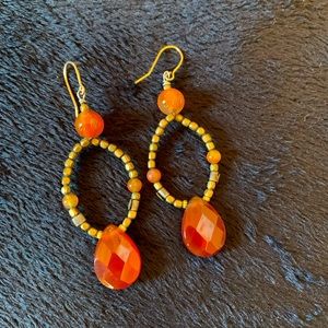 Handmade Carnelian Earrings ✨🧡